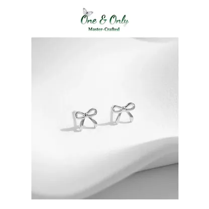 Sterling S925 Silve | Wish-Knot Stud Earrings | Nickel-Free Plating