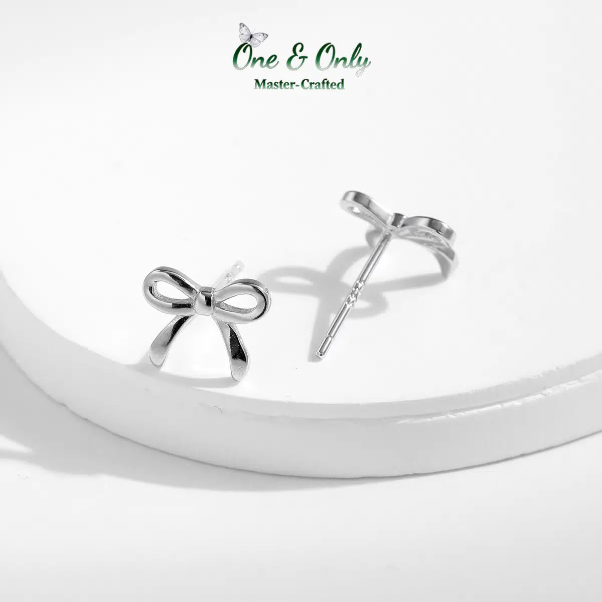 Sterling S925 Silve | Wish-Knot Stud Earrings | Nickel-Free Plating