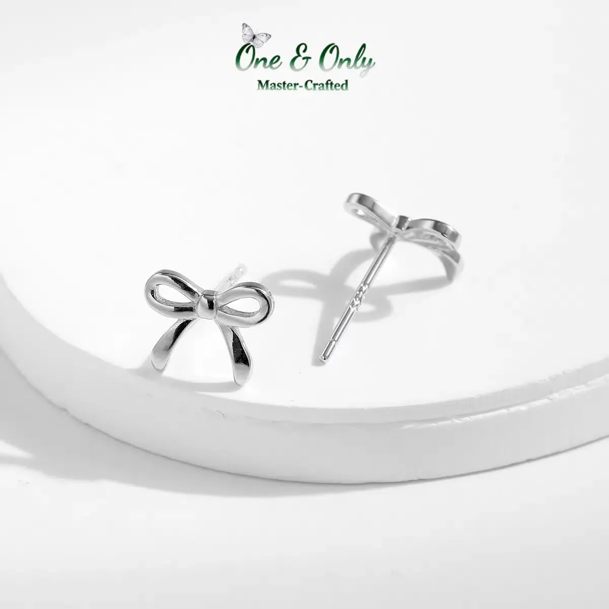 Sterling S925 Silve | Wish-Knot Stud Earrings | Nickel-Free Plating