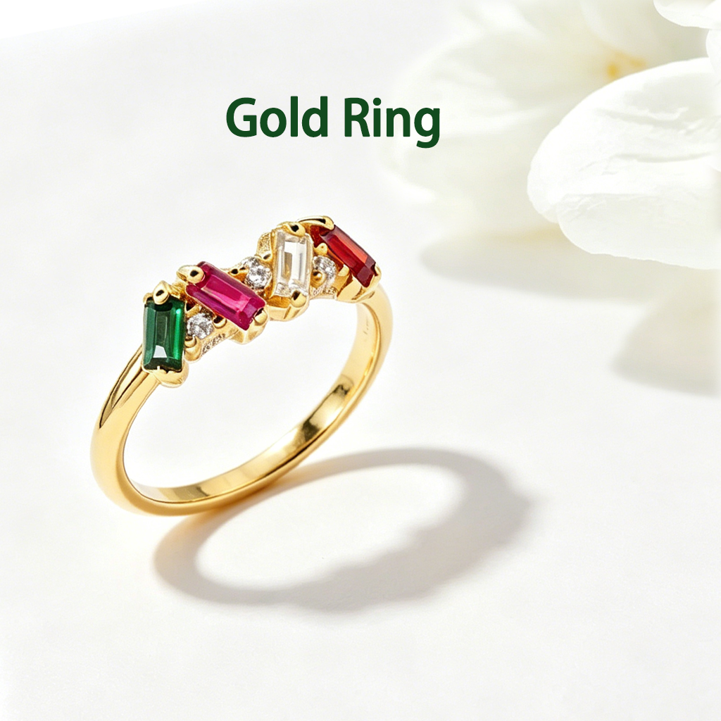 [Copy]Personalized Multiple Stones Grandma & Mom Family Ring