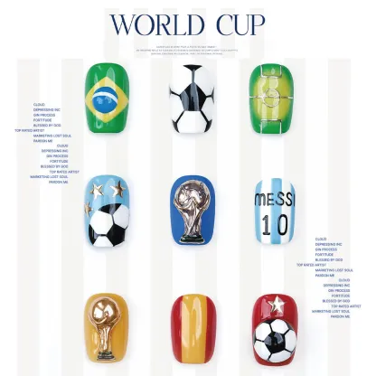 ⚽2026 World Cup Press - On Nails: Wear Your Team Pride on Every Fingertip! 💅