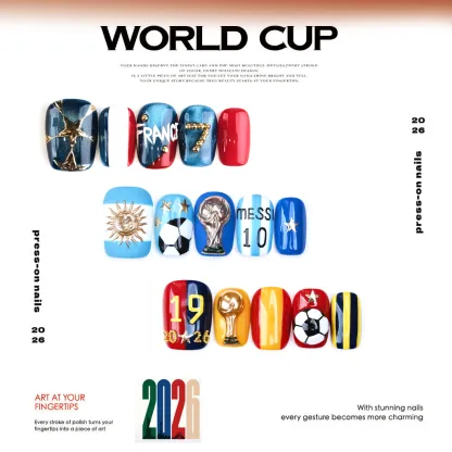 ⚽2026 World Cup Press - On Nails: Wear Your Team Pride on Every Fingertip! 💅