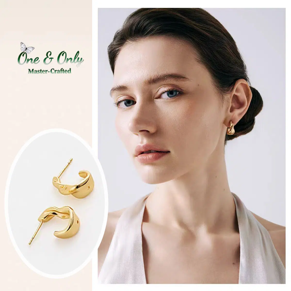 ​Tiger's Eye & Pearl Convertible Earrings Set - 3-in-1 Gold Earrings for Women | Minimalist to Statement Jewelry | Courage-Boosting Gold-Plated Statement Earrings