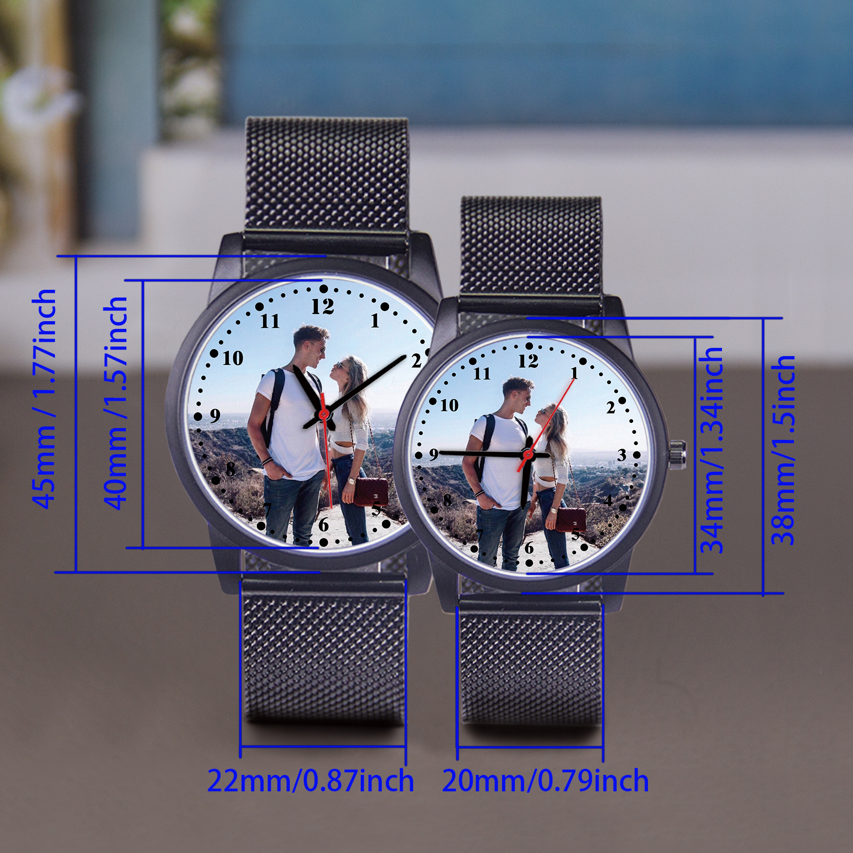 Customizable Quartz Wristwatch