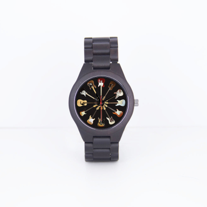 Customizable Quartz Wooden  Wristwatch