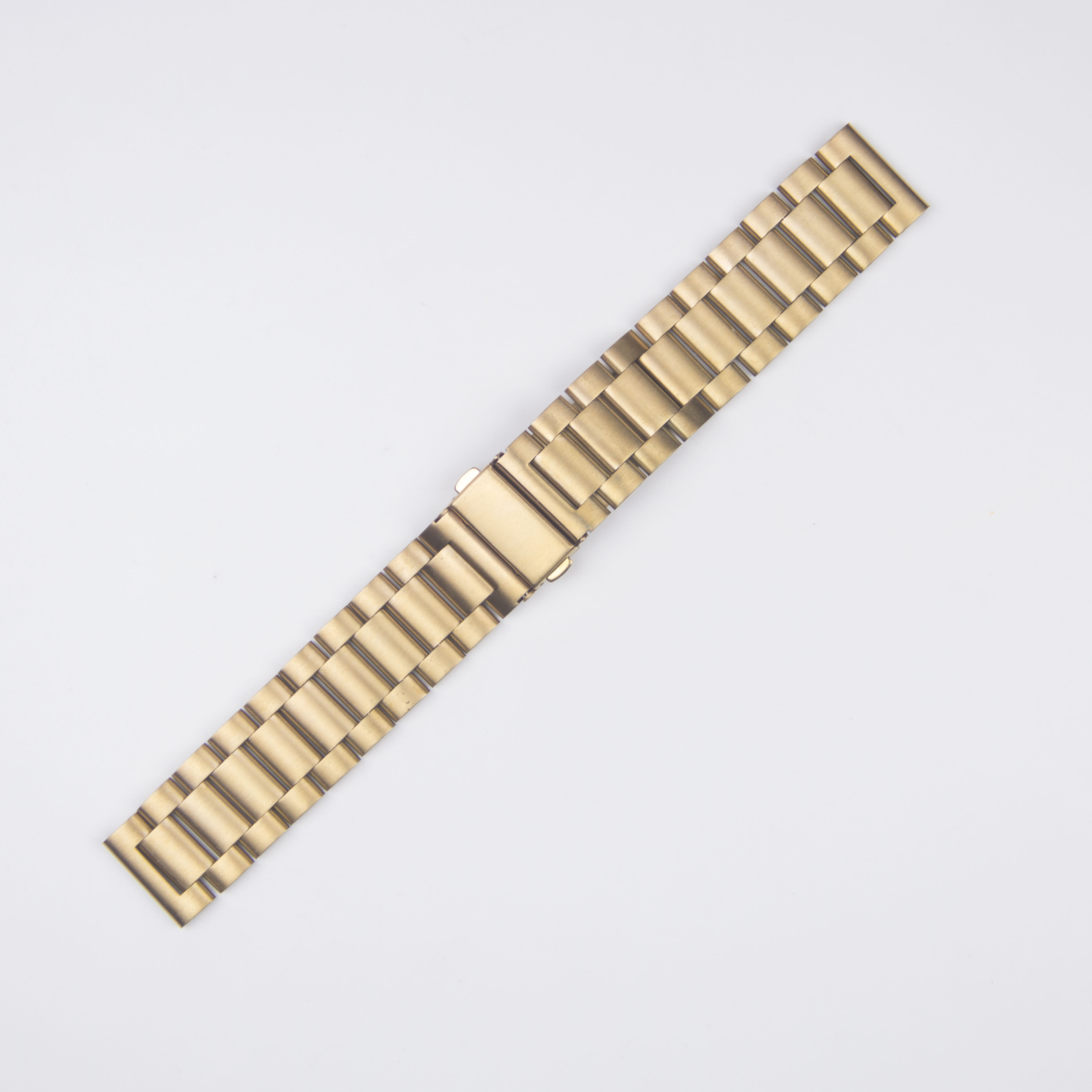 Watch strap made of stainless steel with a width of 22/20mm
