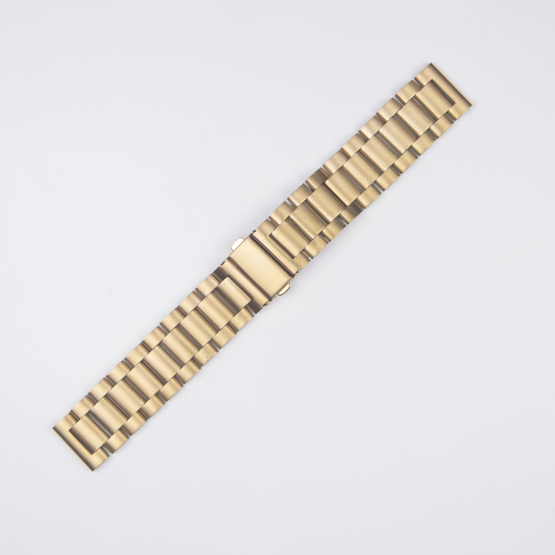 Watch strap made of stainless steel with a width of 22/20mm