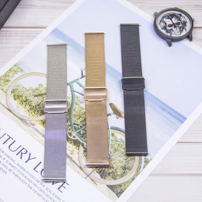 Watch strap made of stainless steel with a width of 22/20mm