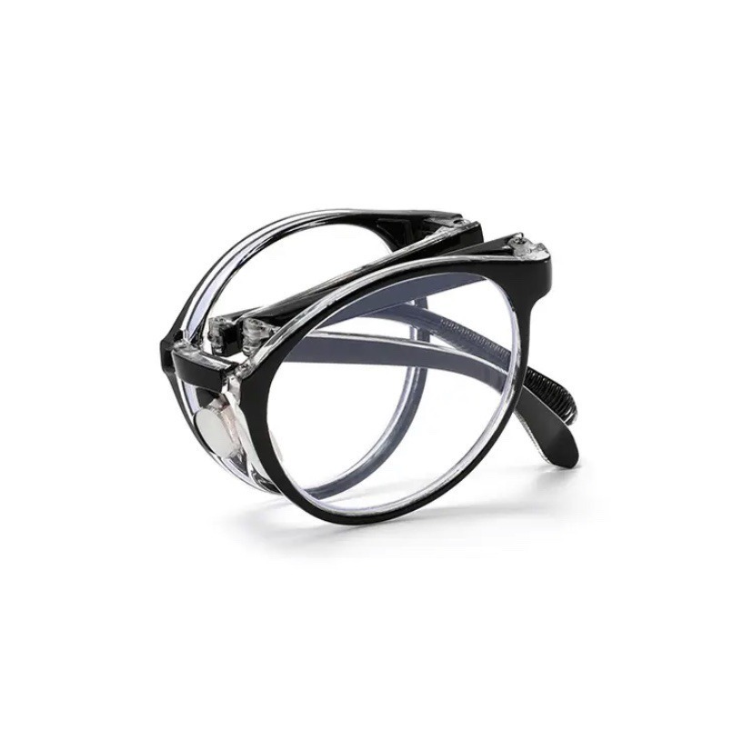 HD blue light blocking auto-zoom reading glasses