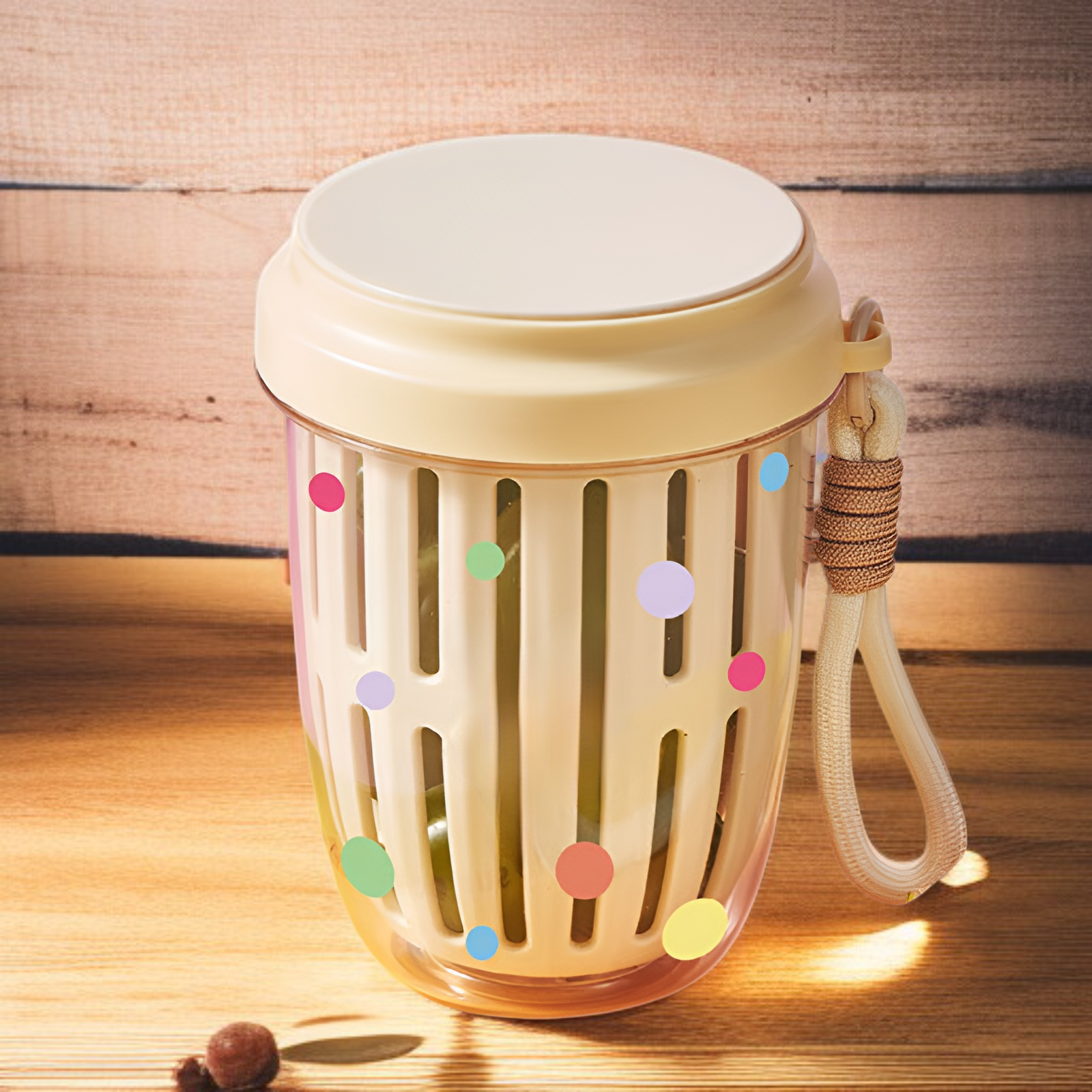 Drinkable portable breakfast cup