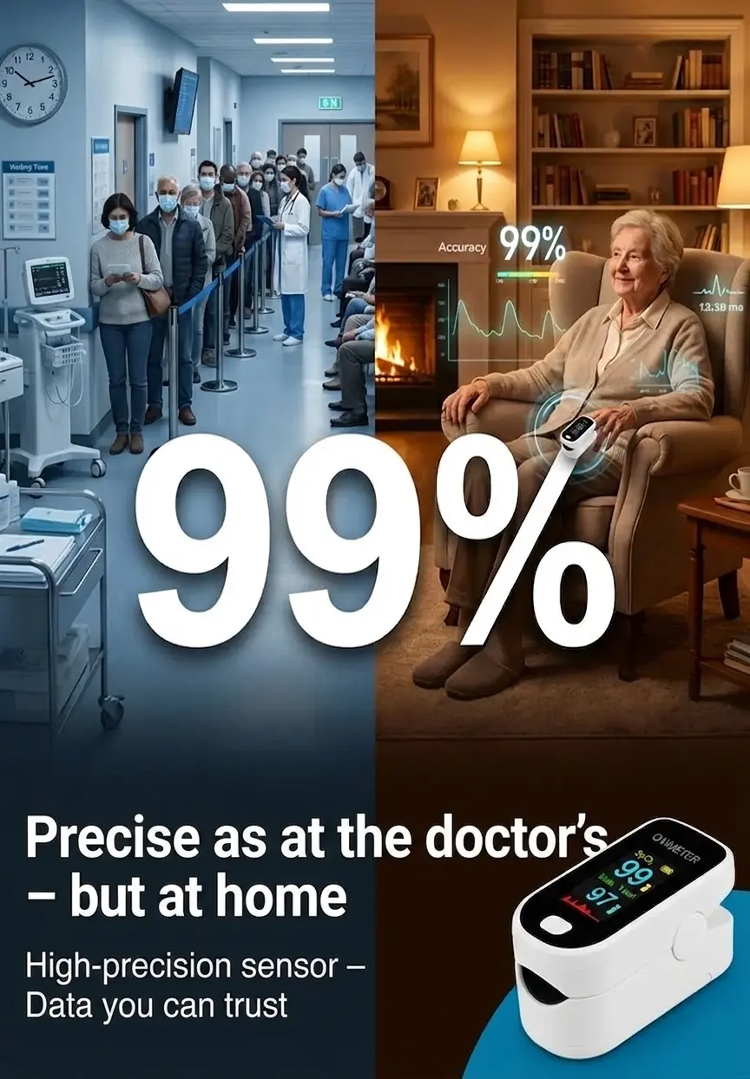 [Your Personal Family Doctor] Multifunctional Finger Clip Personal Care Device
