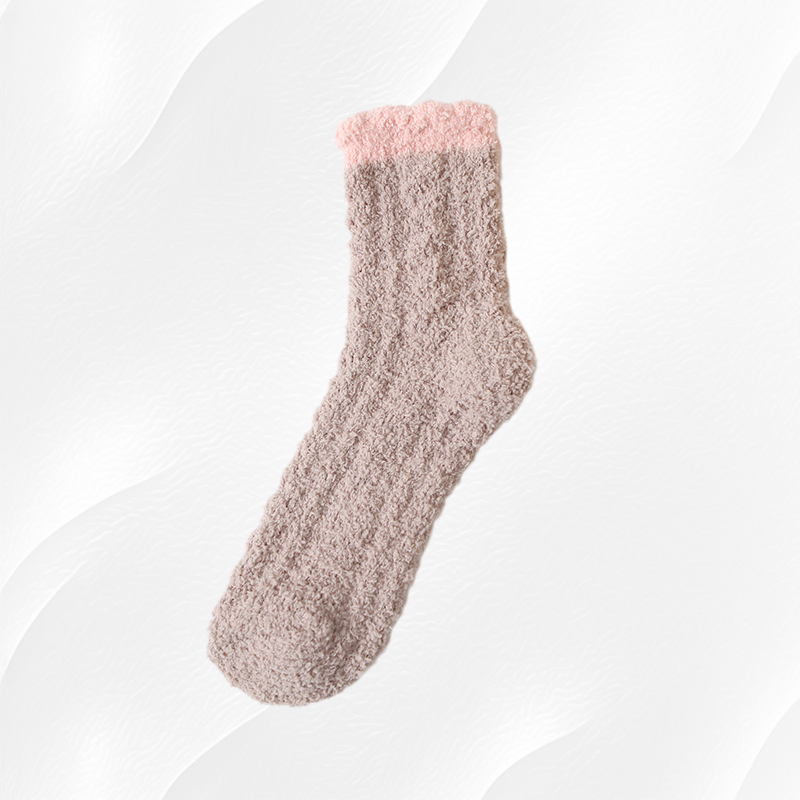Warm Velvet-Lined Thickened Bottom Socks