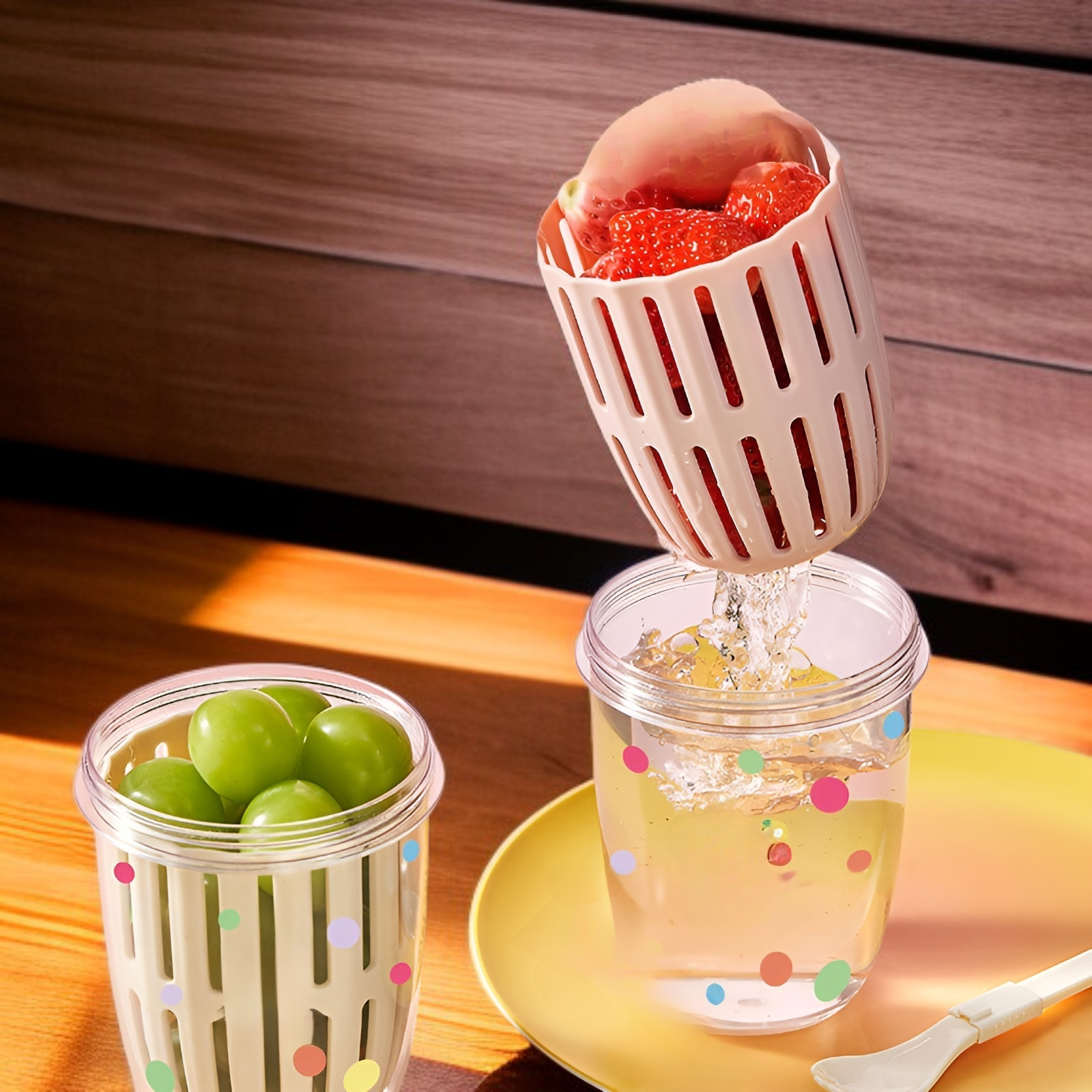 Drinkable portable breakfast cup