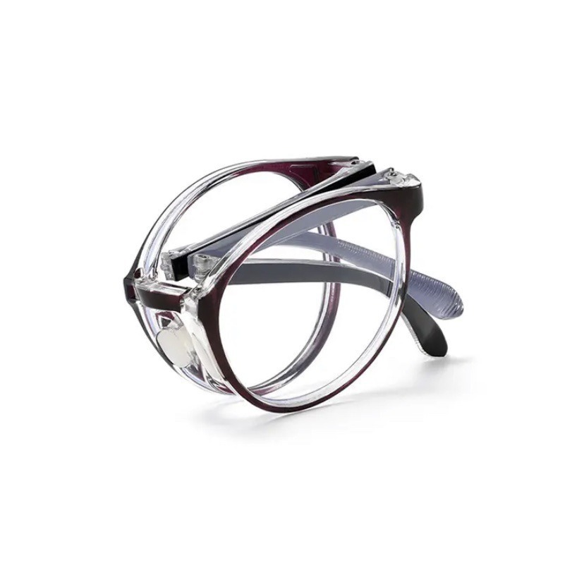 HD blue light blocking auto-zoom reading glasses