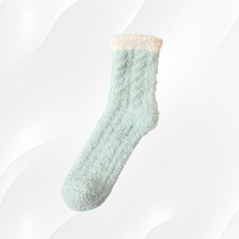 Warm Velvet-Lined Thickened Bottom Socks