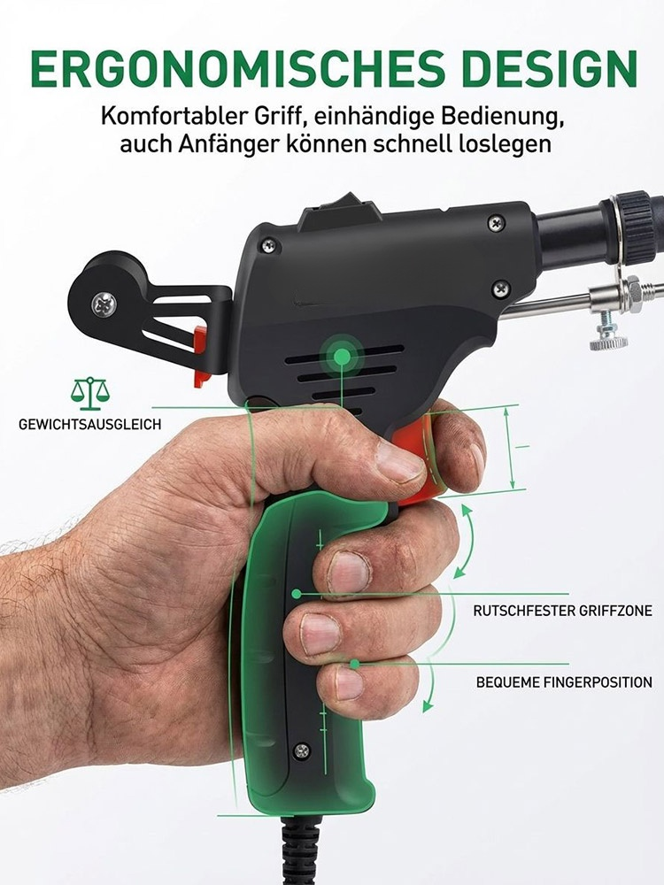 Neueste Schweißmaschine – entwickelt von Deutschlands Top‑Technischer Hochschule. 2000 W Höchstleistung,präzises Schweißen in 0,1 Sekunden,500 % höhere Effizienz