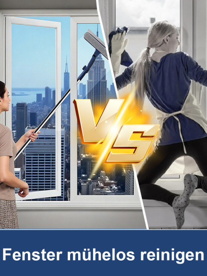 🧼FensterauBenreiniger，💡360-Grad-Drehung, reinigt in 3 Sekunden.✨das Glas wird kristallklar!