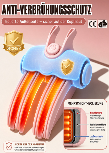 💃Schluss mit plattem Haar! Kabelloser Ansatz-Booster mit Rotlicht für XXL-Volumen.