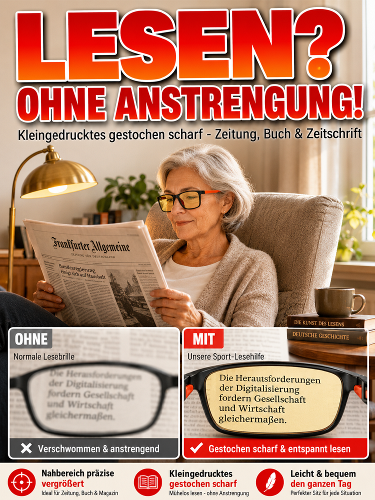 🆕Schluss mit Sehproblemen und ständigem Brillenwechsel – automatische Anpassung. Deutsche Ingenieurskunst seit 100 Jahren.