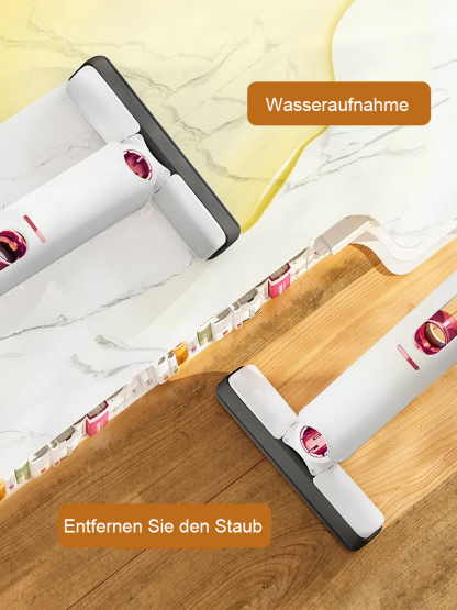 Der faule kleine Mopp, der keine schmutzigen Hände bekommt