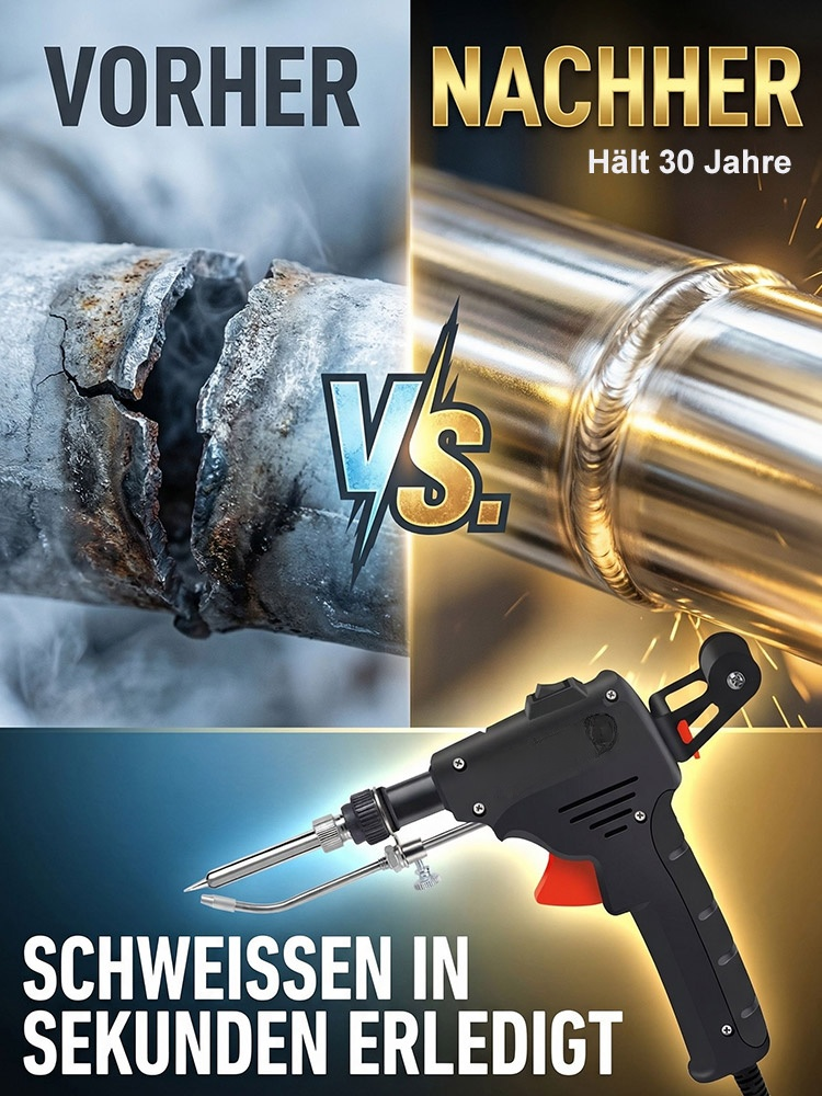 Neueste Schweißmaschine – entwickelt von Deutschlands Top‑Technischer Hochschule. 2000 W Höchstleistung,präzises Schweißen in 0,1 Sekunden,500 % höhere Effizienz