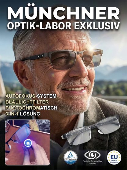 👨‍⚕️Geheimnis der Augenärzte Diese Auto Fokus Brille ersetzt jede Gleitsichtbrille|passt sich in 0,01 Sekunden an|98% sehen klarer|Schützt vor Blau- und UV-Licht|leicht, robust✨