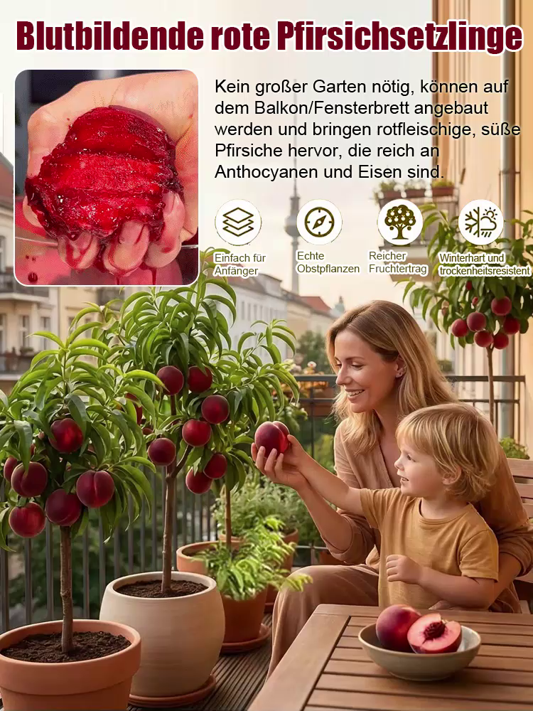 🍑✨Nach nur 1 Monat reif zur Ernte – butterzart, honigsüß und zergeht auf der Zunge. Reine Natur, völlig gentechnikfrei.