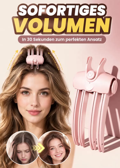 💃Schluss mit plattem Haar! Kabelloser Ansatz-Booster mit Rotlicht für XXL-Volumen.