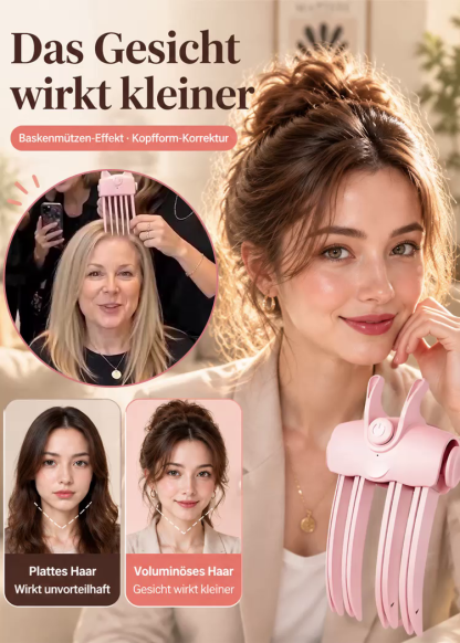 💃Schluss mit plattem Haar! Kabelloser Ansatz-Booster mit Rotlicht für XXL-Volumen.
