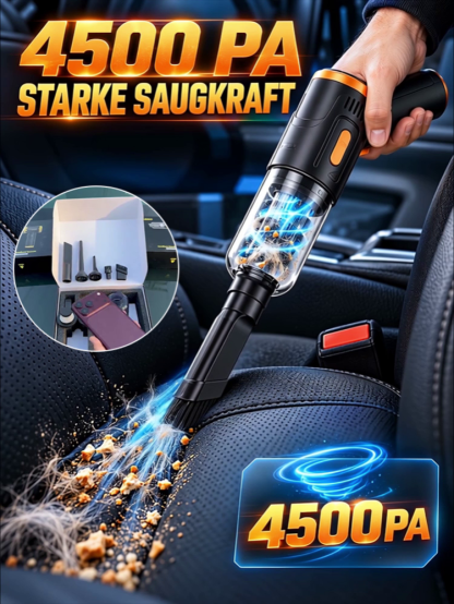 🌪️ In nur 6 Sekunden saugt der Akku-Sauger den Staub eines ganzen Jahres aus dem Auto. ⚡ Schluss mit schwachen, klobigen und teuren Saugern!