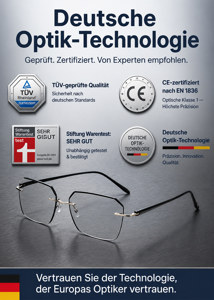 🌪️Deutsche Nano-Optik-Brille der 5. Generation – 1+1 gratis.