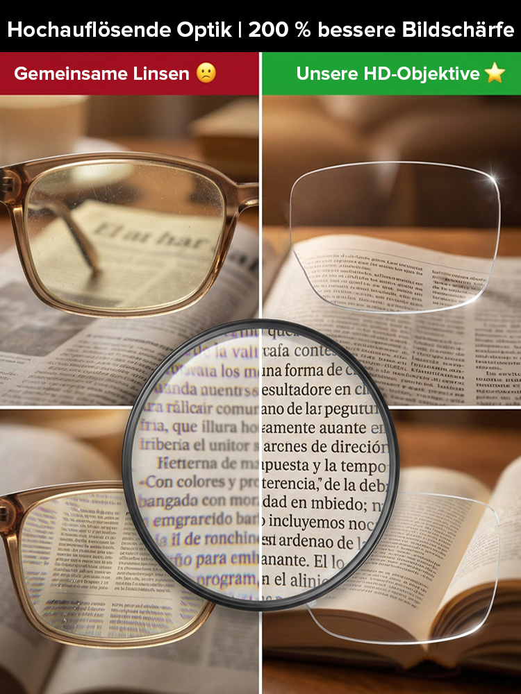 Eine Brille – automatisch angepasst an Entfernung und Licht. Schluss mit dem Wechsel zwischen Lese-, Alltags- und Sonnenbrille.