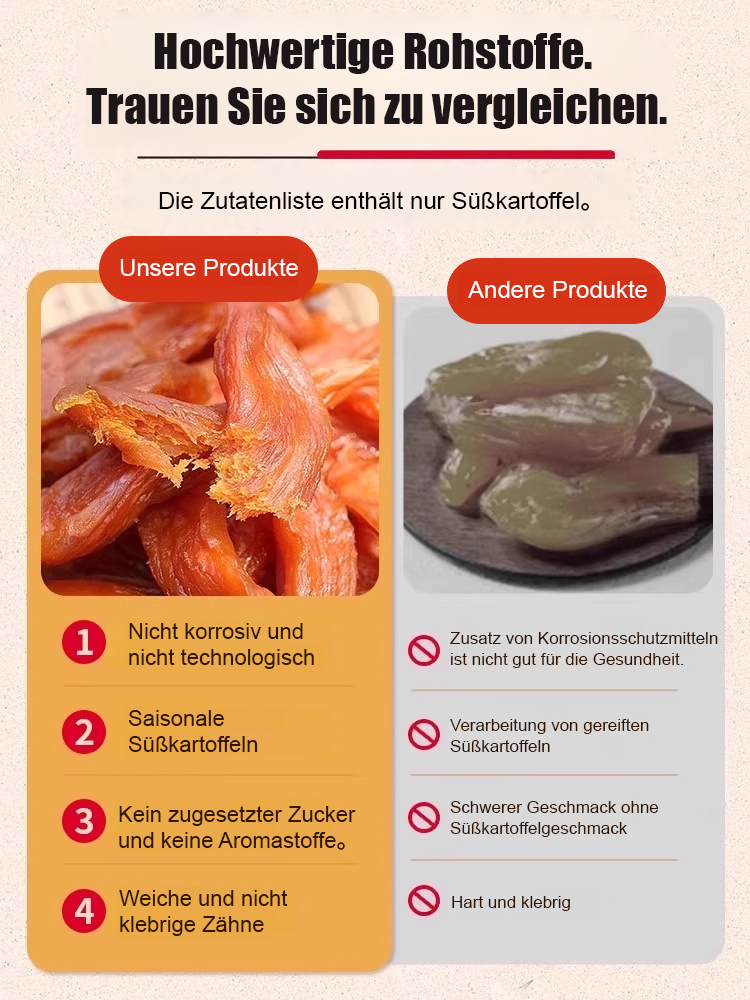 Zwei Süßkartoffeln täglich – Darmreinigung, weniger Blähungen. Ohne Wirkung? 10× Entschädigung.