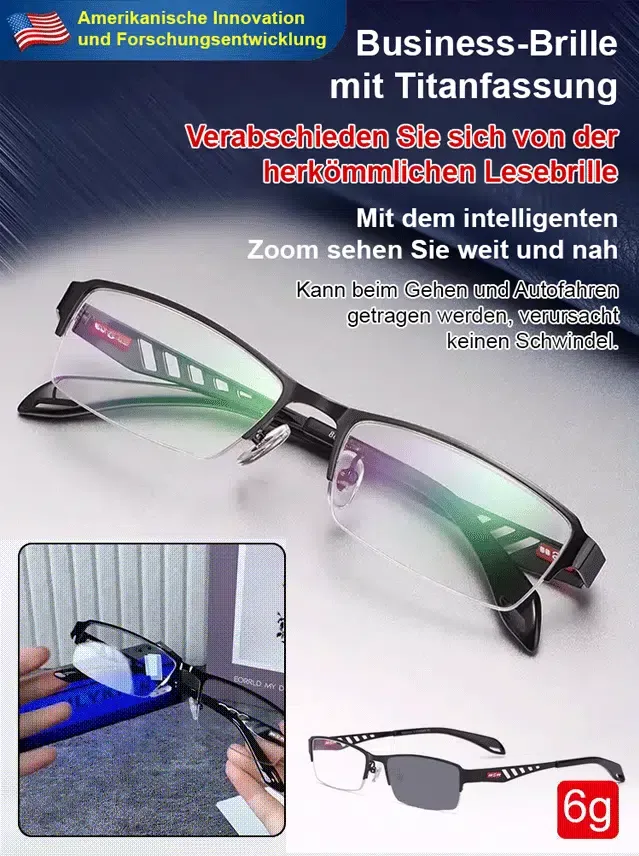 👨‍⚕️Geheimnis der Augenärzte Diese Auto Fokus Brille ersetzt jede Gleitsichtbrille|passt sich in 0,01 Sekunden an|98% sehen klarer|Schützt vor Blau- und UV-Licht|leicht, robust✨
