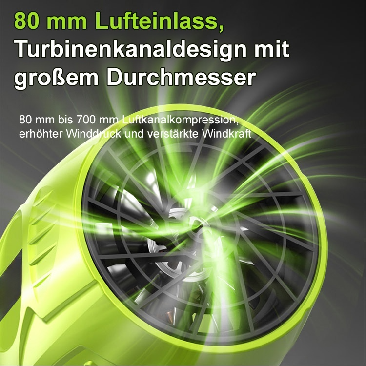 💨Orkanartiger Wind 🌀Der leistungsstarke Laubbläser entfernt Laub, Staub und Wasser. 🍃