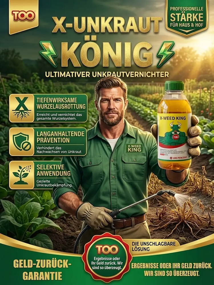 ♻️Bayer & BMEL-zertifizierter Bio-Unkrautvernichter. Einmal sprühen – 5 jahre ohne unkraut.100% Bio,wirkt sofort.2 Flaschen für nur 37€