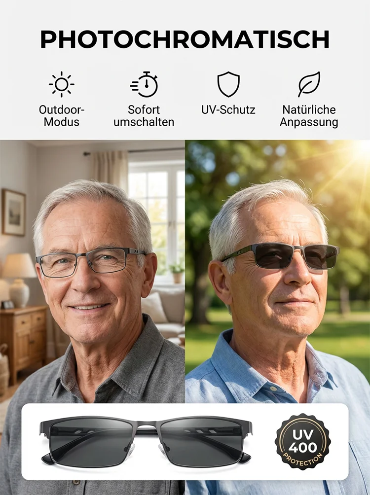 👨‍⚕️Geheimnis der Augenärzte Diese Auto Fokus Brille ersetzt jede Gleitsichtbrille|passt sich in 0,01 Sekunden an|98% sehen klarer|Schützt vor Blau- und UV-Licht|leicht, robust✨