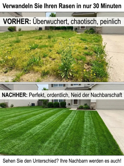 【für 59€! Nur heute!】2026er Profi-Akku-Rasenmäher mit leistungsstarkem 1880 W bürstenlosem Motor ✨