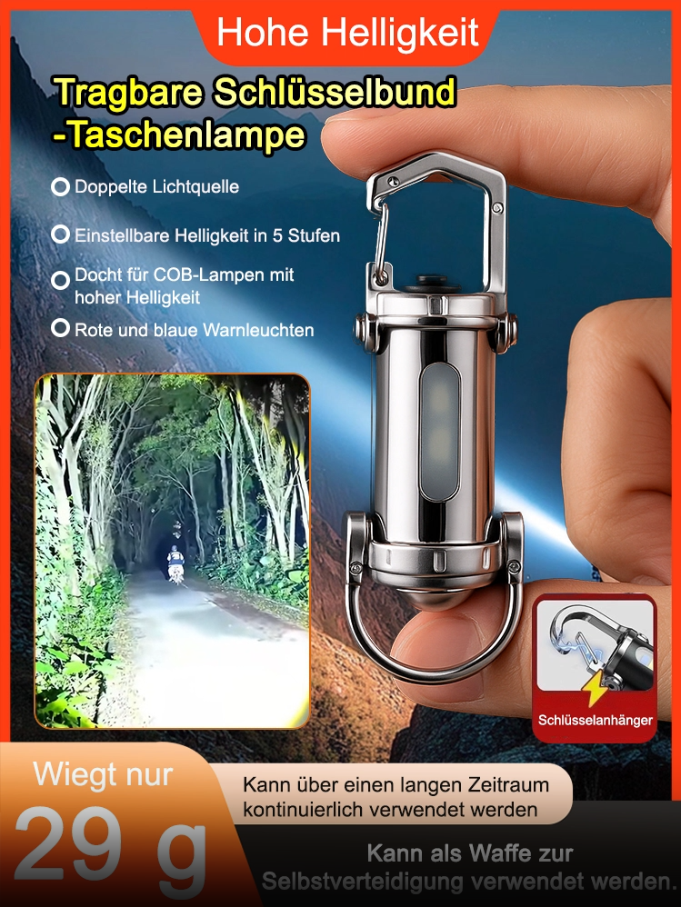 [10-Minuten-Schnellladung]mit 20.000 mAh Kapazität –6000-Lumen, So hell wie ein Autofernlicht!  