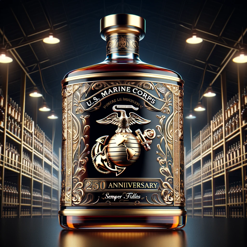 Limited Edition250th Anniversary U.S. Military Commemorative Bottle