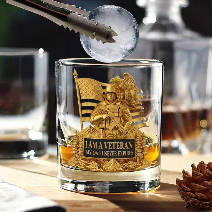 Veteran's Tribute Whiskey Glass