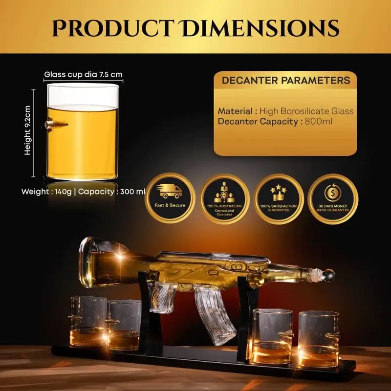 elegant Gun Decanter