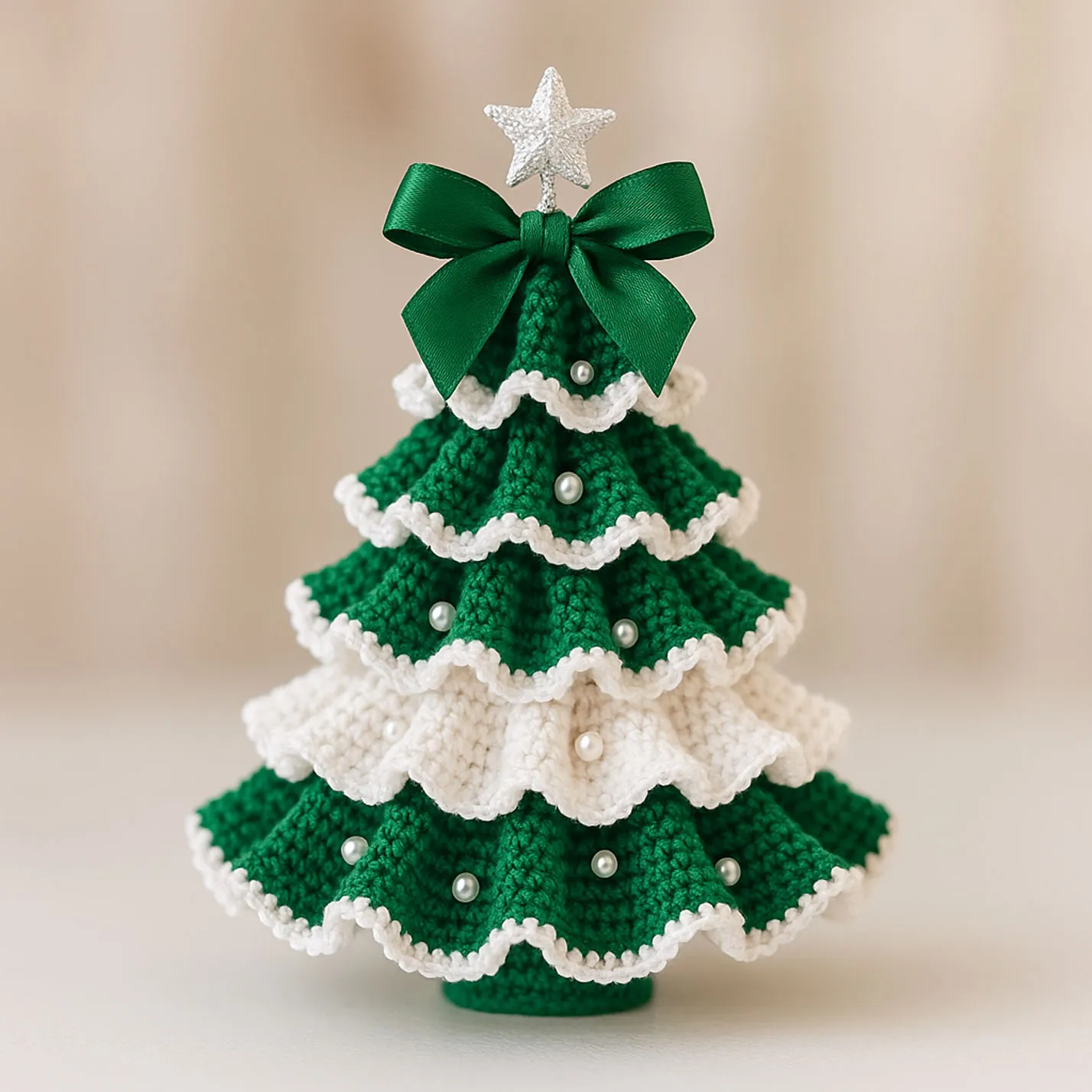 Christmas Crochet Tree Kit  – Handmade Crochet Christmas Tree Kit