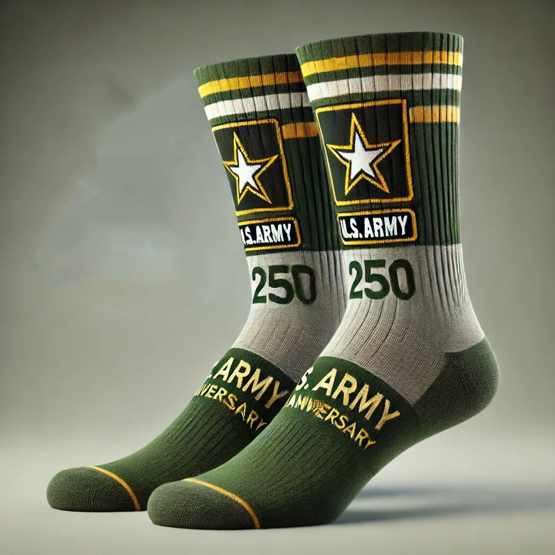 250th Anniversary Military Socks