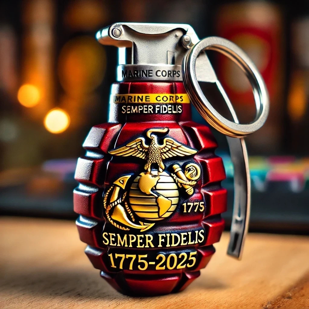 250th Anniversary Military Commemorative Grenade