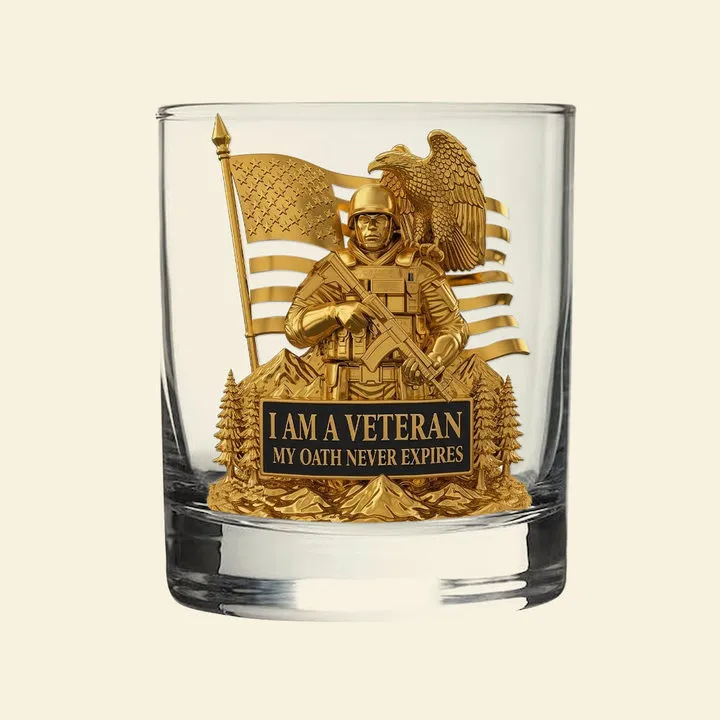 Veteran's Tribute Whiskey Glass