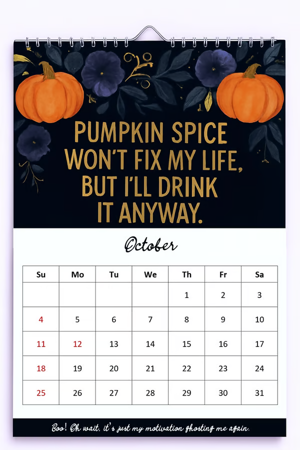 Fuck It Again – 2026 Calendar For Women Who’ve Had Enough