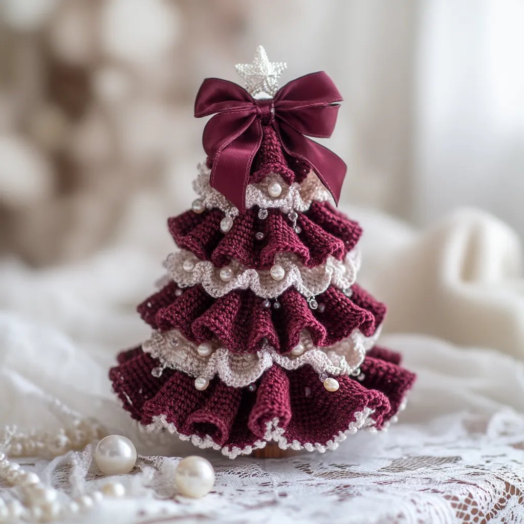 Christmas Crochet Tree Kit  – Handmade Crochet Christmas Tree Kit