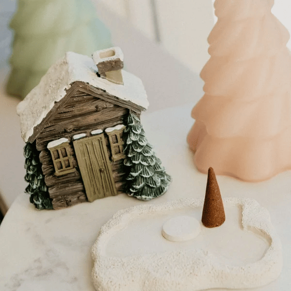 🔥Christmas Sale 49% OFF-🎄Christmas Cabin Incense Cone Burner