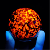 100% Handmade Natural Yooperlite Fire Ball - Buy 2 Free Shipping